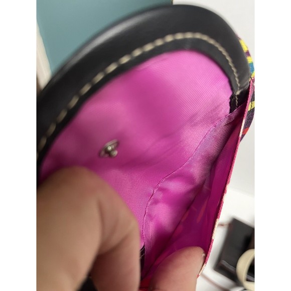 Lily Bloom Crossbody Purse & Change Purse - mulitcolored with black strap - Picture 13 of 16